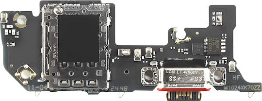 Clappio Conector De Încărcare Usb-C Cititor Sim Xiaomi 14T 14T Pro Negru