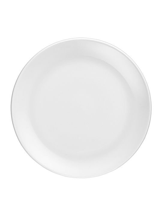 XM-Casa Dot Plate Shallow made of Porcelain White with Diameter 23cm
