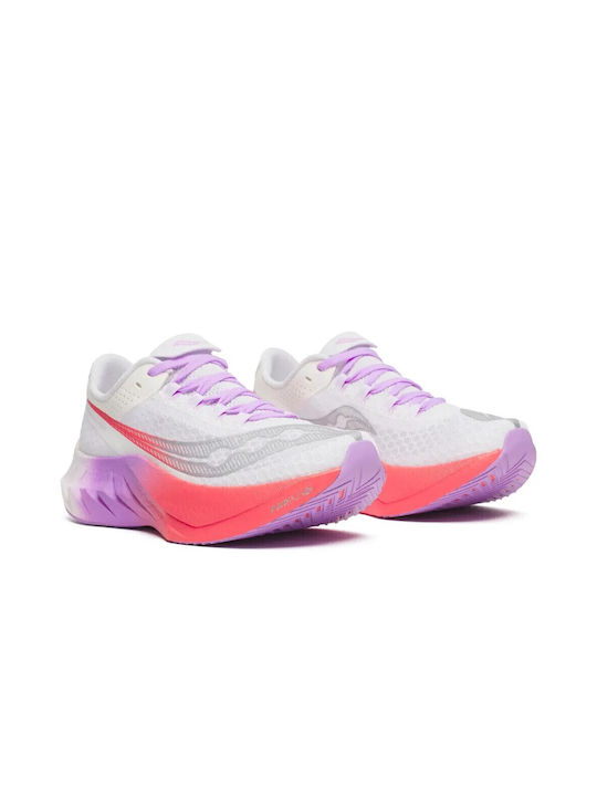 Endorphin Pro 4 Γυναικεία Αθλητικά Παπούτσια Running White / Crocus