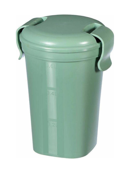 Food Container Cup Cup L 0.6l Smart Eco To Go Ø11x17cm Soft Green