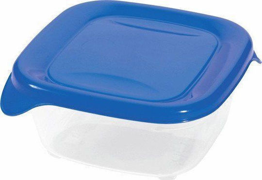 Curver Lebensmittelbehälter „fresh&go“ Quadratisch 1,7l Blau Transparent