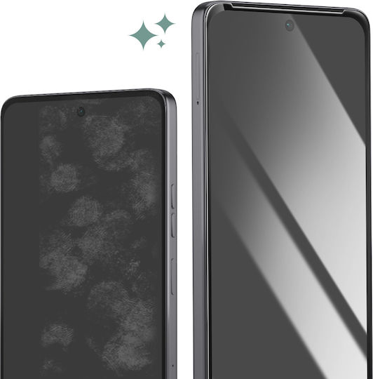 Avizar Gehärtetes Glas Motorola Moto G75 Kratzfest Widerstandsfähig Schwarz