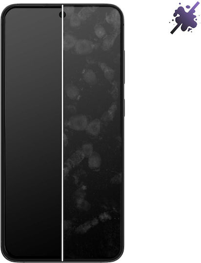 Akashi Закалено Стъкло Galaxy S25 Plus Твърдост 9h Антинадраскване Пълно Покритие Черно
