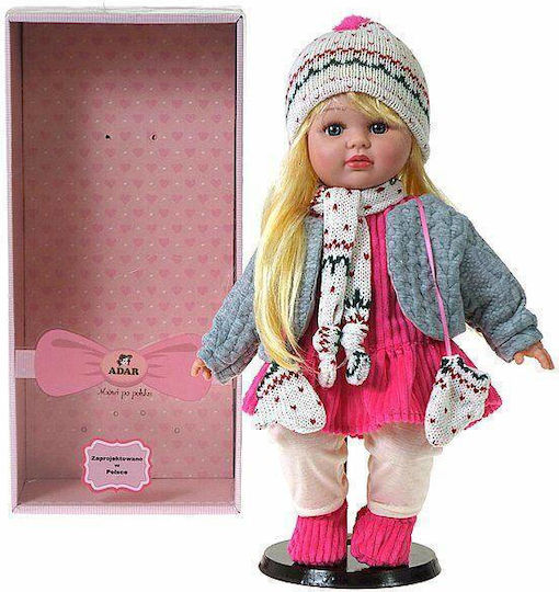 Păpușă Fetiță Iarnă cu Sunet 40cm În Cutie 526303 Adar