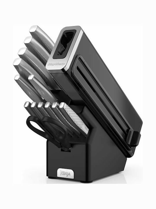 Ninja StaySharp Knife Set with Block from Stainless Steel 14pcs