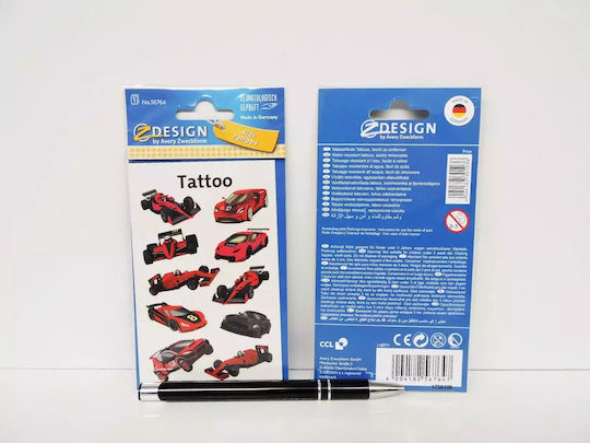 Abwaschbare Tattoos Kinder Autos 7647