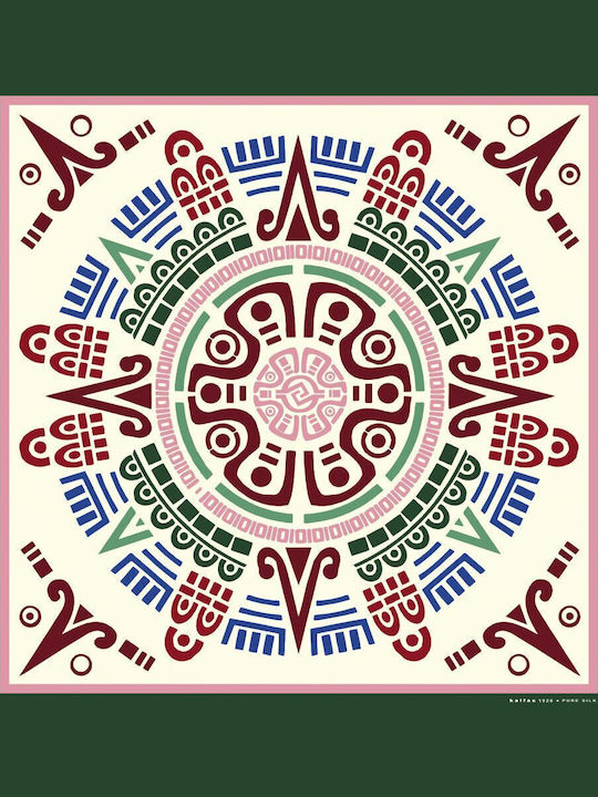 Kalfas Luxury Silk Women's Silk Scarf Multicolour