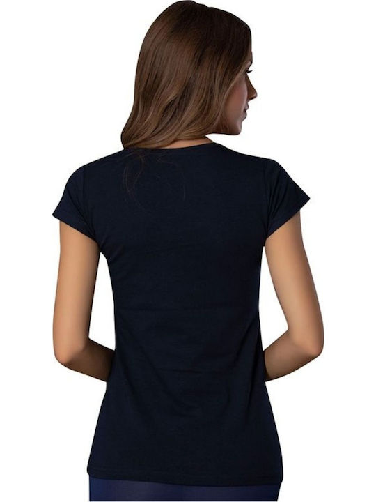 Mâneca scurta Dark Blue Tricou pentru femei
