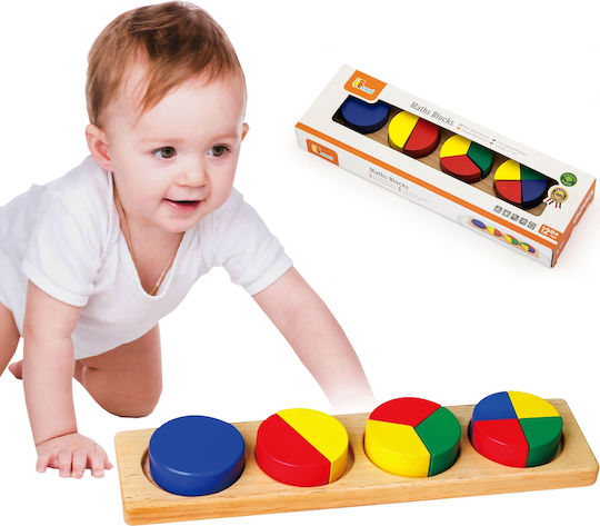 Viga Toys Montessori Εκπαιδευτικό Παιχνίδι Γνώσεων από Ξύλο