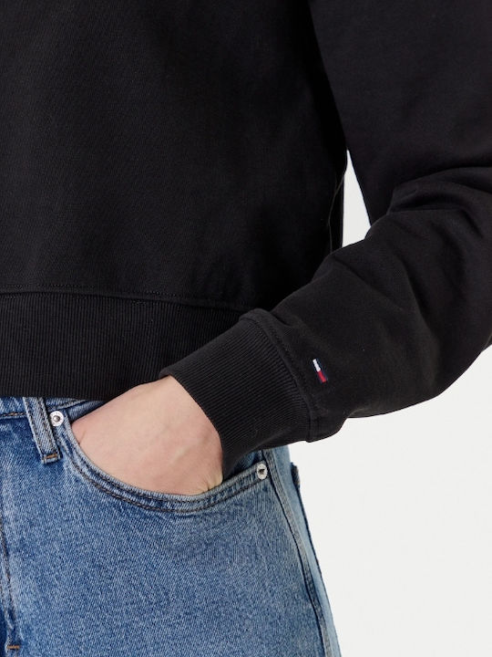 Women's Sweatshirt Hooded Black