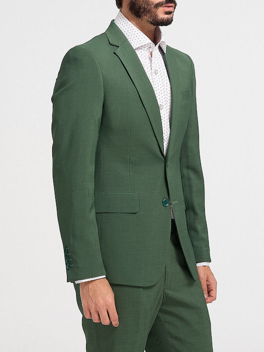 Men's Summer Suit Regular Fit Green
