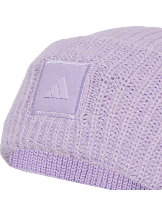 Cuff Beanie Unisex Căciulă Tricotat în culoarea Lila