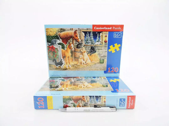 Παιδικό Puzzle Gathering Friends 120pcs Castorland