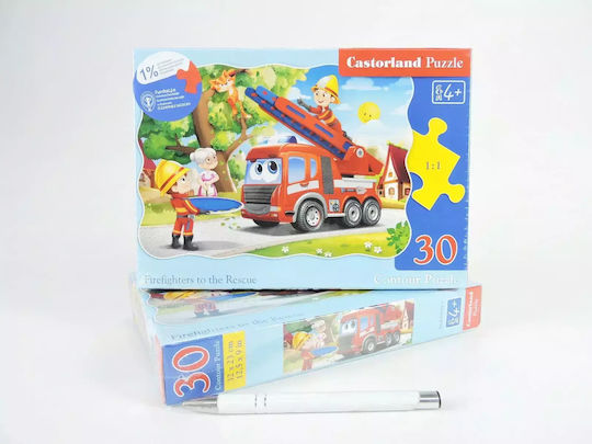 Παιδικό Puzzle Firefighters to the Rescue για 4+ Ετών 30pcs Castorland