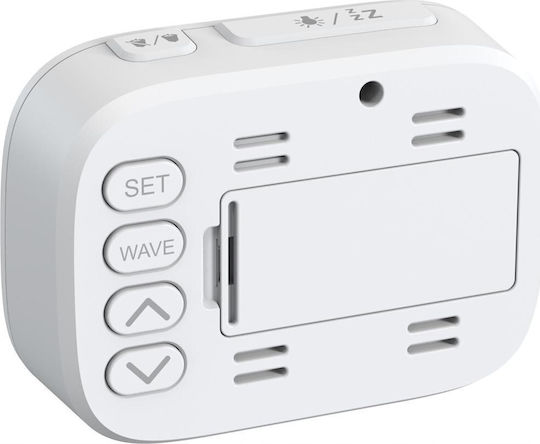 Sencor Tabletop Digital Clock LCD with Alarm Clock White SDC 2200 W