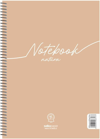 Salko Paper Spiral Notebook A4 Ruled 4 Items Multicolour BLUE