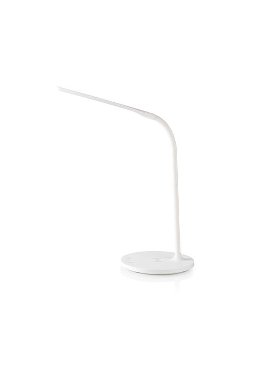 Nedis Led Desk Lamp Dimmer 15 W Cordless Charger White