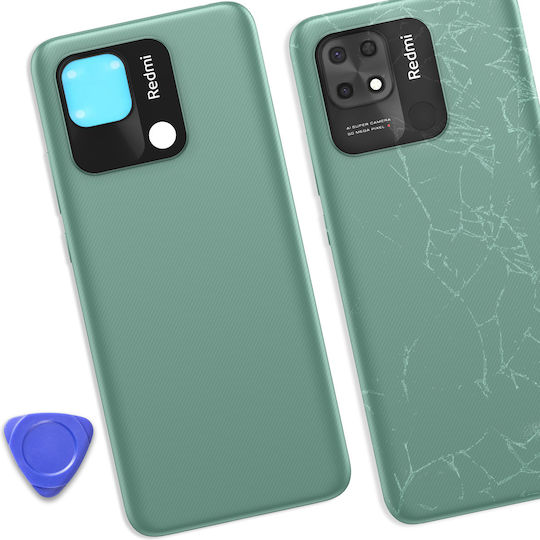 Capac Baterie De Înlocuire Clappio Xiaomi Redmi 10C Verde