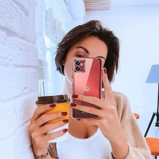 Back Cover Silicon Transparent (Moto G32)