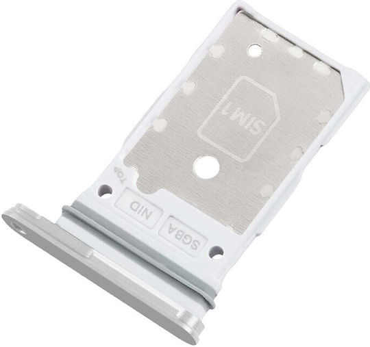 Clappio Sim Card Drawer Samsung Galaxy S24 Fe Nano Sim Slot Silver