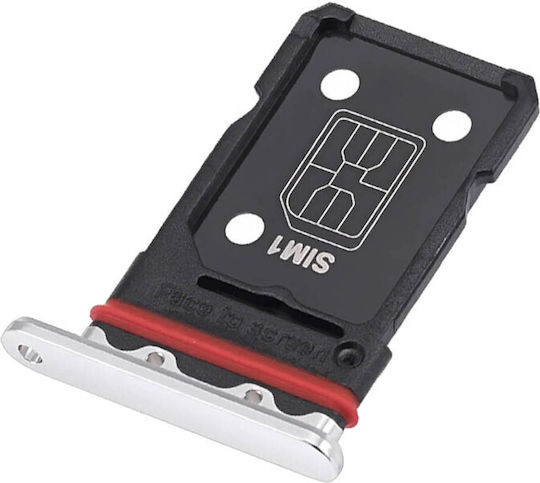 Clappio Sim Kartenhalter Oppo Find X5 Pro Nano Sim Slot Weiß