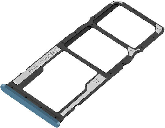 Clappio Sim Card Drawer Xiaomi Redmi Note 12s Nano Sim Slot Blue