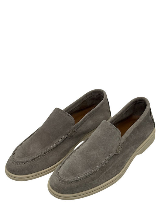 Loafers Leder Herren Freizeitschuhe Gray