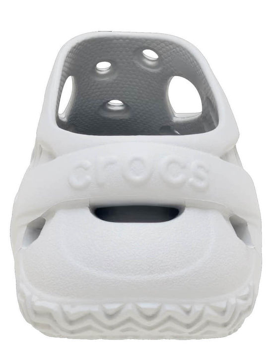 Crocs Caged Γυναικεία Σαμπό Ασημί