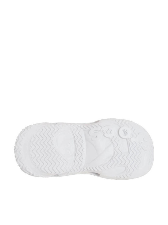 Crocs Caged Γυναικεία Σαμπό Ασημί