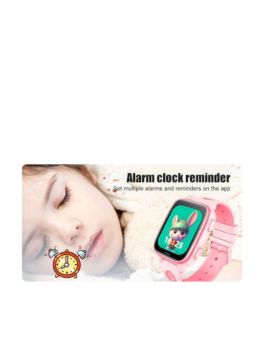 INTIME Kids Digital Watch with GPS and Rubber/Plastic Strap Black
