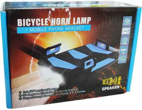 Mobile Phone Holder Flashlight Horn Bicycle Horn Lamp