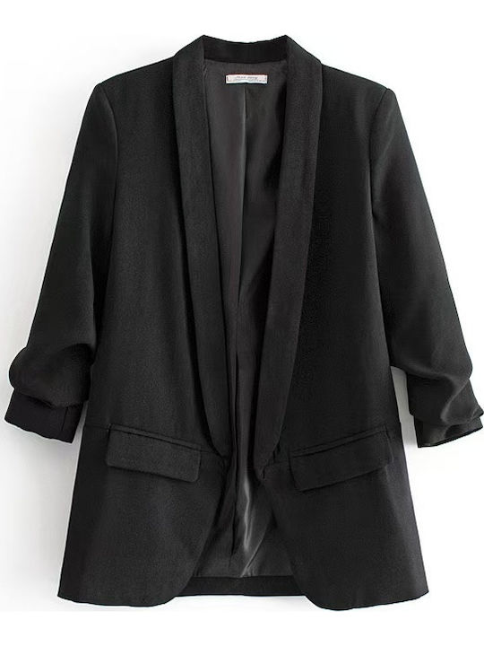 Pop Honey Blazer pentru femei Sacou Black