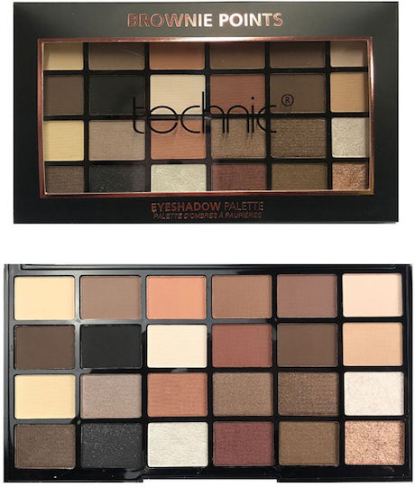 Technic Brownie Points Παλέτα με Σκιές Ματιών σε Στερεή Μορφή 30gr