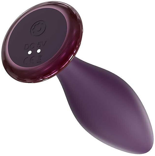 Dream Toys Πρωκτική Σφήνα με Δυνατότητα Ασύρματης Λειτουργίας και Δόνηση Κόκκινη