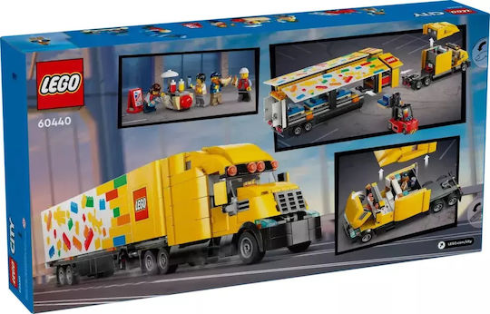 LEGO City Yellow Delivery Truck for 8+ Years 1061pcs