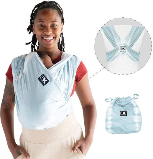 Baby K'tan Wrap Carrier Tie Dye X-small Misty Blue with Maximum Weight 16kg