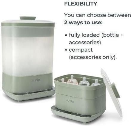 Nuvita Electric Baby Sterilizer For 6 Baby Bottles