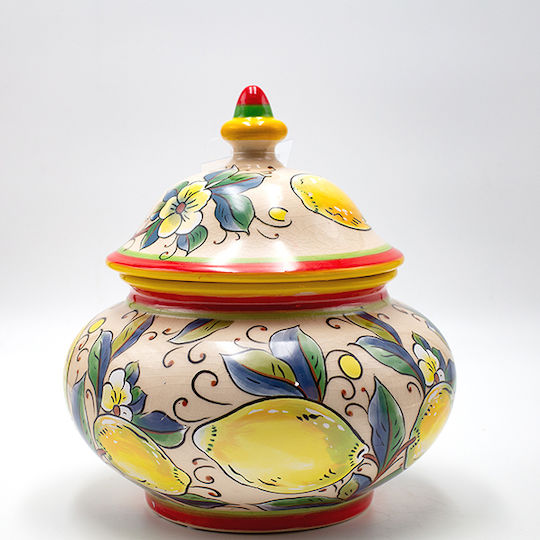 Decorative Bowl Beige 20.5x20.5x22cm