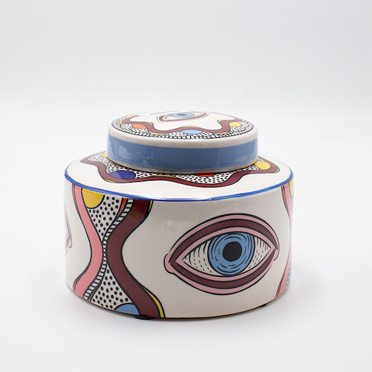 Decorative Bowl White 16x16x12.3cm