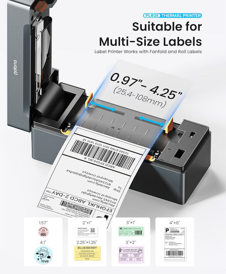 Принтер за етикети Bluetooth 230 dpi