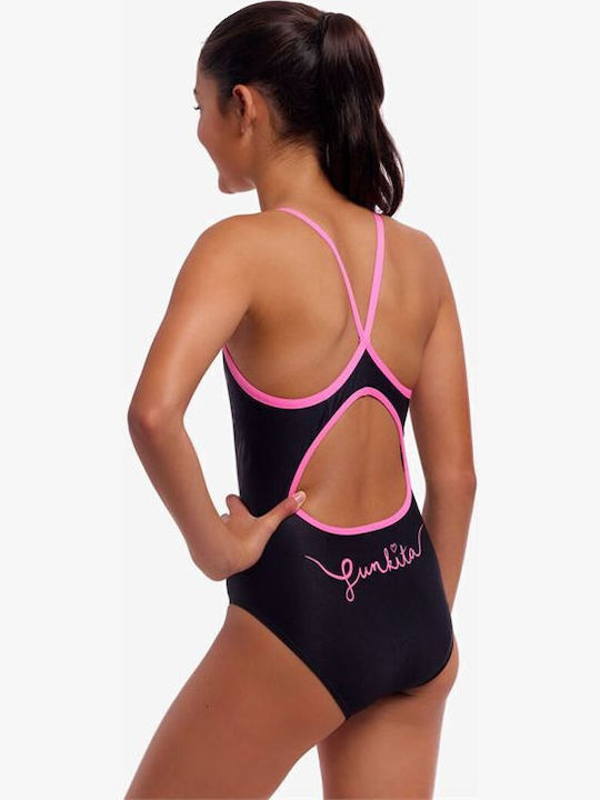 Funkita Детски Бански Една част Черен