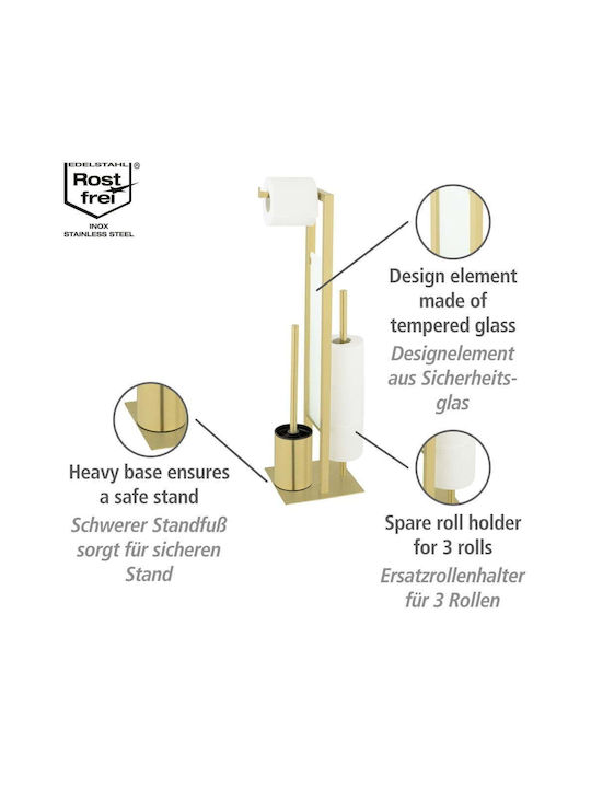 Wenko BN20506 Metal Paper Holder Gold