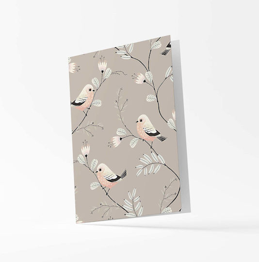 Greeting Card Origami Sparrow