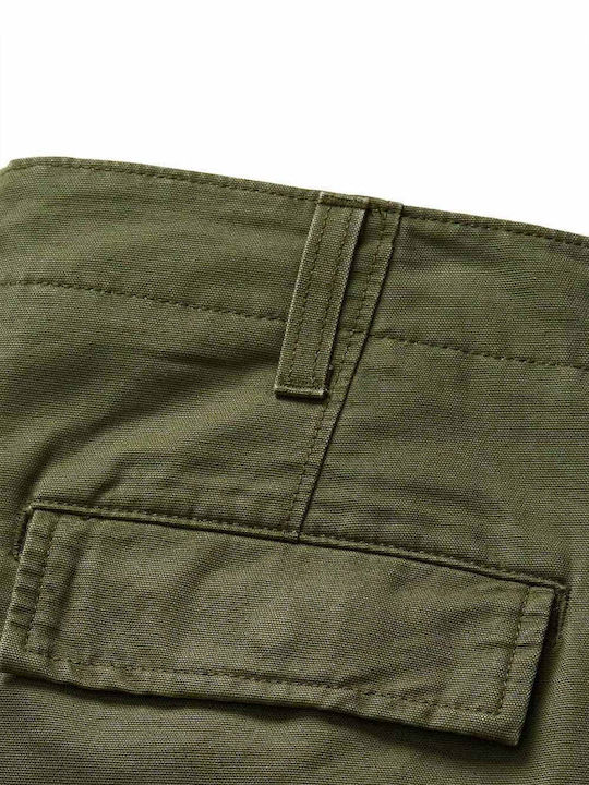 Xx Ανδρικό Παντελόνι Cargo με Ίσια Γραμμή Dark Olive