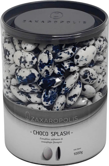 Zaxaropolis Κουφέτα Choco Splash σε Σχήμα Κλασικό με Γεύση Σοκολάτα Navy Μπλε 1000gr