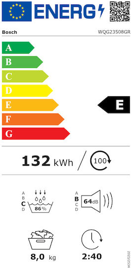 Bosch Serie 6 Στεγνωτήριο 8kg με Αντλία Θερμότητας