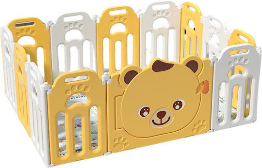 Kidstoys Φράχτης Παιχνιδιού Κίτρινος