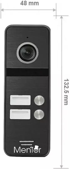 Post Exterior Interfon Video 2 Familii Wireless Wifi Ip65 2mp Full-hd Ir 4 Fire Mentor Sy064
