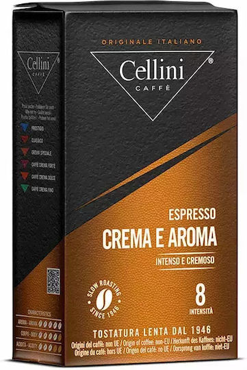 Cellini Espresso Kaffee Crema E Aroma Gemahlen 250gr
