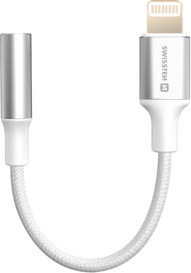 Swissten Lightning To 3.5mm Jack Audio Adapter Iphone White
